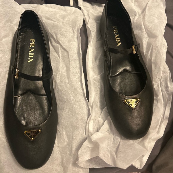 AUTHENTIC PRADA Mary Jane ballet flats. - Picture 1 of 16